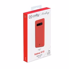 Immagine di Cover silicone rosso CELLY FEELING - Samsung Galaxy S10 FEELING890RD