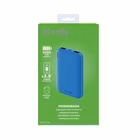 Immagine di Power bank blu 5.000 mah CELLY PBE5000 - 10W Powerbank 5000 mAh SHOCK PBE5000BL