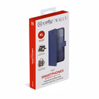 Immagine di Cover similpelle blu CELLY WALLY ONE - Universal Case Display Size 4.5"-5.0" WALLYONEXLBL
