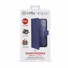 Immagine di Cover similpelle blu CELLY WALLY ONE - Universal Case Display Size 5.0"-5.5" WALLYONEXXLBL