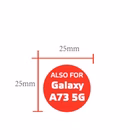 Immagine di Cover vetro temperato CELLY FULLGLASS - Samsung Galaxy A72 5G/ A72 4G/ A73 5G FULLGLASS949BK