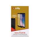 Immagine di Proteggi schermo 3d glass vetro temperato CELLY 3DGLASS - Samsung Galaxy A6 2018 3DGLASS737BK