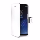 Immagine di Cover similpelle bianco CELLY WALLY - Samsung Galaxy S8+ WALLY691WH