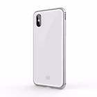 Immagine di Cover alluminio + vetro temperato argento CELLY ATTRACTION - Apple iPhone Xs/ iPhone X ATTRACTION900