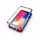 Immagine di Cover alluminio + vetro temperato argento CELLY ATTRACTION - Apple iPhone Xs/ iPhone X ATTRACTION900