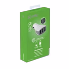 Immagine di Caricabatterie bianco CELLY CC3USBTURBO - 22W 3 USB Car Charger CC3USBTURBOWH