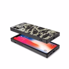 Immagine di Cover tpu + vetro temperato nero CELLY DIAMOND SQUARE - Apple iPhone Xs/ iPhone X DIAMONDSQ900BK