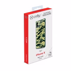 Immagine di Cover tpu + vetro temperato verde CELLY DIAMOND SQUARE - Apple iPhone Xs/ iPhone X DIAMONDSQ900GN