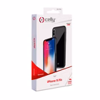 Immagine di Cover tpu + vetro temperato nero CELLY DIAMOND - Apple iPhone Xs/ iPhone X DIAMOND900BK