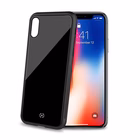 Immagine di Cover tpu + vetro temperato nero CELLY DIAMOND - Apple iPhone Xs/ iPhone X DIAMOND900BK