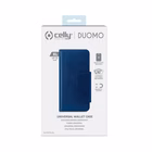 Immagine di Cover similpelle blu CELLY DUOMO - Universal Magnetic Case up To 5.8" DUOMOXLBL