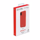 Immagine di Cover silicone rosso CELLY FEELING - Apple iPhone Xs/ iPhone X FEELING900RD