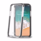 Immagine di Cover tpu + policarbonato nero CELLY HEXAGON - Apple iPhone Xs/ iPhone X HEXAGON900BK