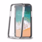 Immagine di Cover tpu + policarbonato nero CELLY HEXAGON - Apple iPhone Xs/ iPhone X HEXAGON900BK