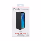 Immagine di Cover poliuretano nero CELLY PRESTIGE - Apple iPhone XS Max PRESTIGE999BK