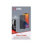 Immagine di Cover vetro temperato CELLY PRIVACY FULL GLASS - Apple iPhone 12 Mini PRIVACYF1003BK