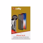 Immagine di Cover vetro temperato CELLY PRIVACY 3D GLASS - Apple iPhone Xs/ iPhone X PRIVACY3D900BK