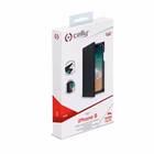 Immagine di Cover similpelle nero CELLY SHELL - Apple iPhone Xs/ iPhone X SHELL900BK