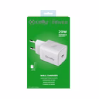 Immagine di Caricabatterie Bianco CELLY UCTC1USBC20W - 20W Wall Charger [ULTRA COMPACT] UCTC1USBC20WWH