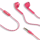 Immagine di Auricolari con filo sì 1 x jack 3,5mm Rosa CELLY UP100 - Jack 3.5mm Stereo Wired Earphones UP100PK