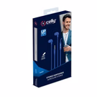 Immagine di Auricolari con filo sì 1 x jack 3,5mm Blu CELLY UP600 - Jack 3.5mm Stereo Wired Earphones UP600BL