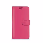 Immagine di Cover similpelle fucsia CELLY WALLYUNI - Universal Case Display Size 4.5"-5.0" WALLYUNIXLFX
