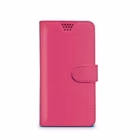 Immagine di Cover similpelle fucsia CELLY WALLYUNI - Universal Case Display Size 4.5"-5.0" WALLYUNIXLFX