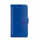 Immagine di Cover similpelle blu CELLY WALLYUNI - Universal Case Display Size 5.5"-6.0" WALLYUNIXXXLBL