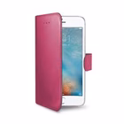 Immagine di Cover similpelle rosa CELLY WALLY - Apple iPhone SE 2022/ iPhone SE 2020/ iPho WALLY800PK