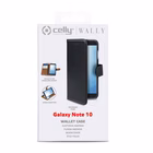 Immagine di Cover similpelle nero CELLY WALLY - Samsung Galaxy Note 10 WALLY874