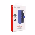 Immagine di Cover similpelle blu CELLY WALLY - Apple iPhone Xr WALLY998BL