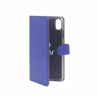 Immagine di Cover similpelle blu CELLY WALLY - Apple iPhone Xr WALLY998BL