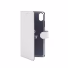 Immagine di Cover similpelle bianco CELLY WALLY - Apple iPhone Xr WALLY998WH