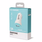Immagine di Caricabatterie azzurro PANTONE PANTONE - 10W USB Car Charger PT-DC1USBL