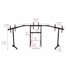 Immagine di Supporto cockpit monitor triplo