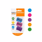 Immagine di Temperamatite in plastica ad un foro SCATTO colori assortiti