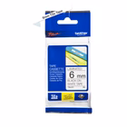 Immagine di Nastro BROTHER TZE-211 mm 6x8 mt nero/bianco
