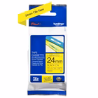 Immagine di Nastro tipo tz 24mm nero/giallo