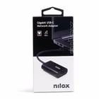 Immagine di Adattatore di rete NILOX NILOX TECH - Adattatore USB-C/RJ45 M/F NXADAP06