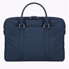 Immagine di Notebook da 16 poliestere nero DBRAMANTE 1928 Ginza 16 - Borsa in Poliestere riciclato - Blu BG16