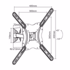 Immagine di Staffa tv parete 23/55 articolata
