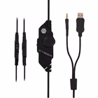 Immagine di Cuffie con filo sì 1 x jack 3,5mm + USB Rosso CELLY CYBERBEAT - Wired Gaming Headphones CYBERBEATBK