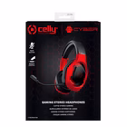 Immagine di Cuffie con filo sì 1 x jack 3,5mm + USB Rosso CELLY CYBERBEAT - Wired Gaming Headphones CYBERBEATBK