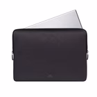 Immagine di Macbook air 13 poliestere nero RIVACASE Custodia sleeve ECO Notebook 13.3" nera 7703BLACK