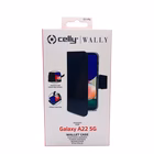 Immagine di Cover similpelle nero CELLY WALLY - Samsung Galaxy A22 5G WALLY968