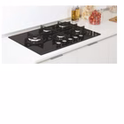 Immagine di Piano cottura gas vetro temperato Nero CANDY PIANO COTTURA CDK6GF4WEKB 33802752