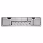 Immagine di Piano cottura gas acciaio inox grigio ELECTROLUX EGS7534X 949630942