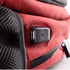 Immagine di Notebook da 15.6 poliè©ster / microfibra rosso NILOX NILOX TECH - Zaino Notebook/Laptop 15.6" NXBK04