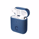 Immagine di Cover tpu blu CYGNETT TekView Custodia per Air Pods 1 ° & 2 ° Gen - Blu CY2955TEKVI