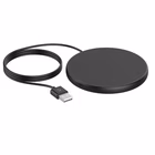 Immagine di Caricabatterie wireless/senza fili bianco adattatore proprietario CYGNETT PowerBase II 10W Caricator